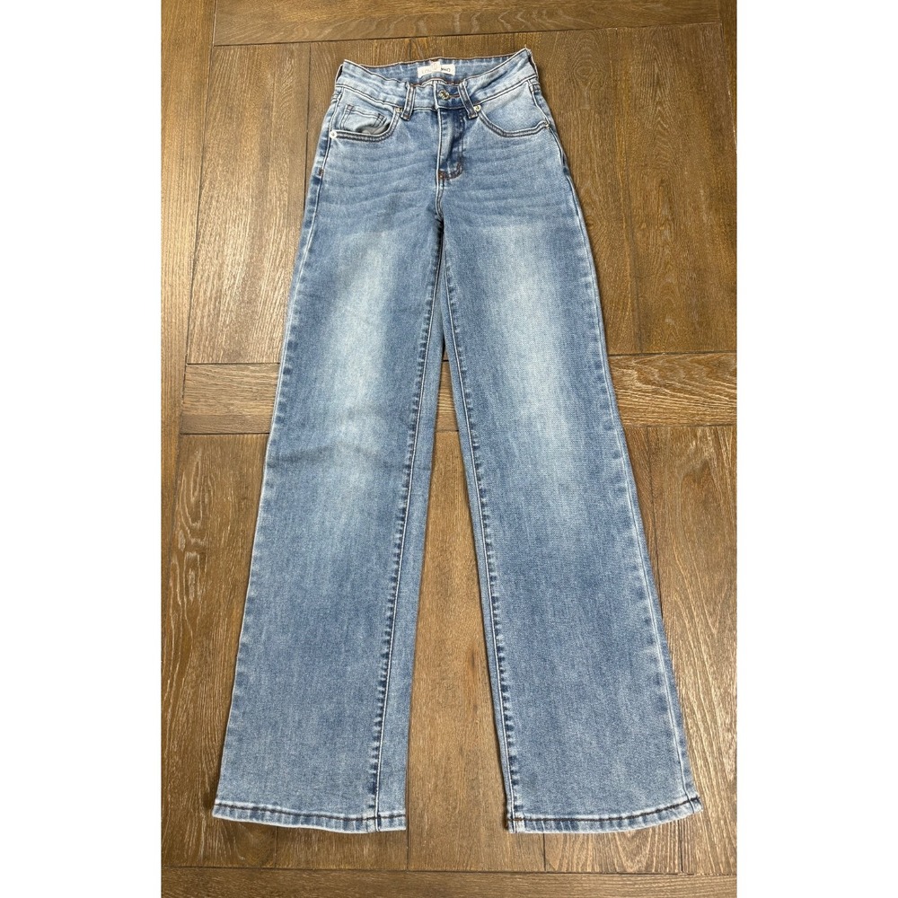 Love Soho Wide Leg Jeans Light Wash High Rise Women's Size 00
